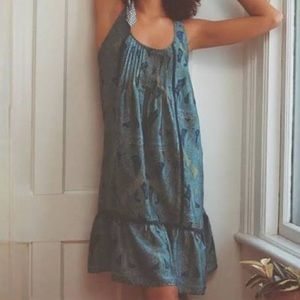 Anthropology Tiny Sky Moonrise Ruffle Dress